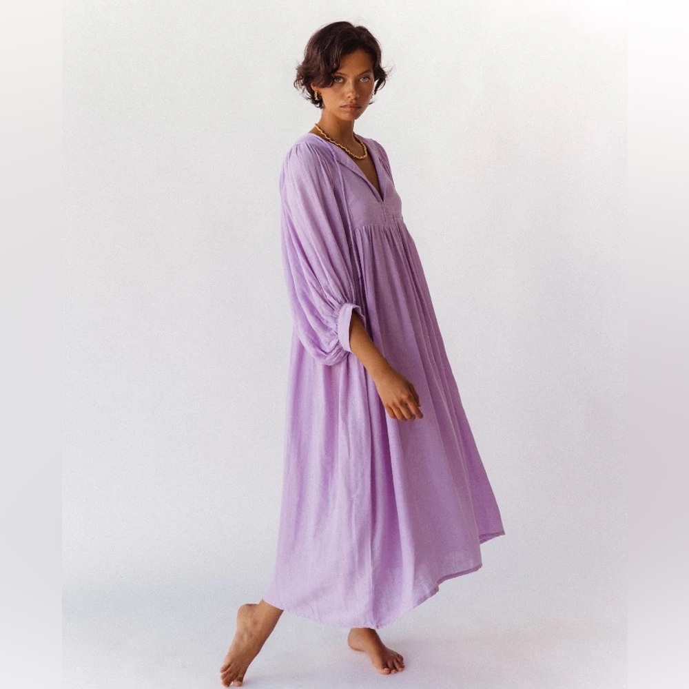 Daughters of India Lilac Midi Dress